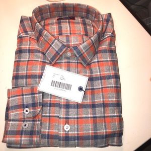 New with tags! Untuckit plaid flannel shirt